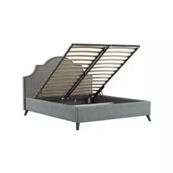 Кровать Фаина, 1600х2000, ортопедическое осн+ПМ, Серый