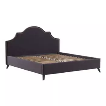 Кровать Фаина, 1800х2000, ортопедическое осн+ПМ, Блиц 13/Баклажановый