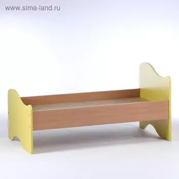 Кровать "Флажок", 1232х664х600, ЛДСП, бук-цвет