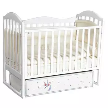 Кровать Gabriella, коллекция «Радуга», цвет белый