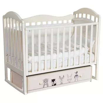 Кровать Gabriella, коллекция «Зверополис», цвет слоновая кость