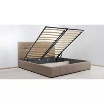 Кровать Хлоя, 1600х2000, ортопедическое осн+ПМ, Капучино