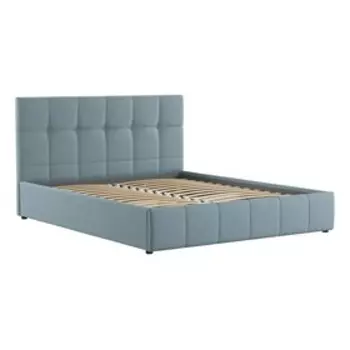 Кровать Хлоя, 1600х2000, ортопедическое осн+ПМ, Макс/Серебристый серый