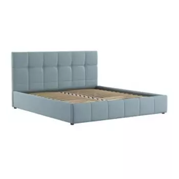 Кровать Хлоя, 1800х2000, ортопедическое осн+ПМ, Макс/Серебристый серый