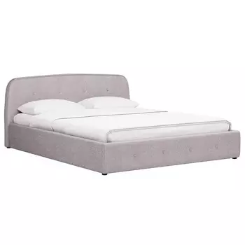 Кровать Илона, 1600х2000, ортопедическое осн+ПМ, Ролан/Льняной