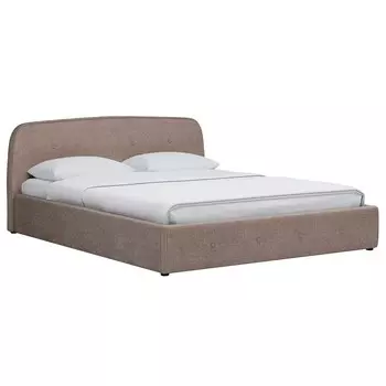 Кровать Илона, 1600х2000, ортопедическое осн+ПМ, Ролан/Песочный