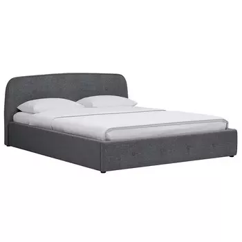 Кровать Илона, 1600х2000, ортопедическое осн+ПМ, Ролан/Серый