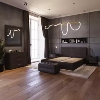 Кровать «Космопорт New» без ПМ, 1800 × 2000 мм, ортопедическое основание, цвет шоколад