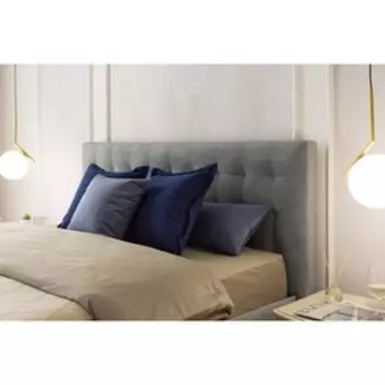 Кровать «Ла Скала» без ПМ, 140200 см, премиум велюр, цвет лондонский туман