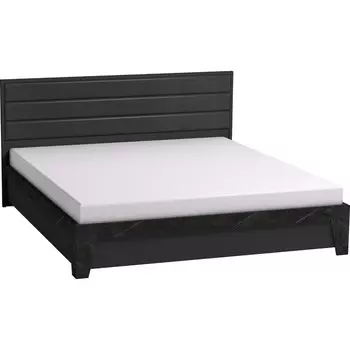 Кровать Люкс «Айрис 306», 18002000 мм, без основания, цвет антрацит / креатель