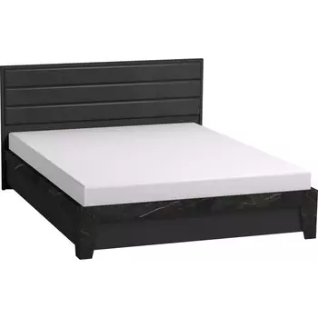 Кровать Люкс «Айрис 307», 16002000 мм, без основания, цвет антрацит / креатель