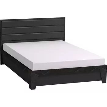 Кровать Люкс «Айрис 308», 14002000 мм, без основания, цвет антрацит / креатель