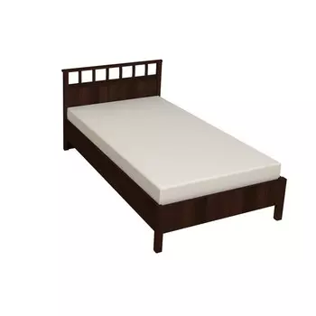 Кровать люкс Sherlock 49, 1200 2000 мм, без основания, цвет орех шоколадный