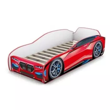 Кровать-машина Kiddy, красная