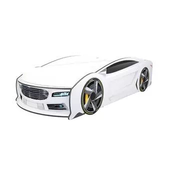 Кровать-машина «Манго-А», цвет белый