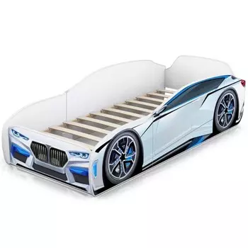 Кровать-машина Romack Kiddy белая