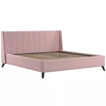 Кровать Мелисса, 1800х2000, ортопедическое осн+ПМ, Вивальди 27/Пастельный Коралловый