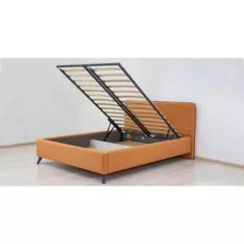 Кровать Миа 1600*2000, ортопед+ПМ, Тыквенный