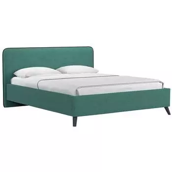 Кровать Миа, 1600х2000, ортопед+ПМ, Изумрудный