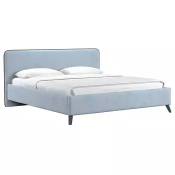 Кровать Миа, 1800х2000, ортопедическое осн+ПМ, Аватар/Стальной светло-серый