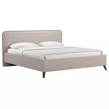 Кровать Миа, 1800х2000, ортопедическое осн+ПМ, Купер 03/Бежевый