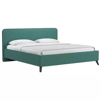 Кровать Миа, 1800х2000, ортопедическое осн+ПМ, Купер 16/ Изумрудный