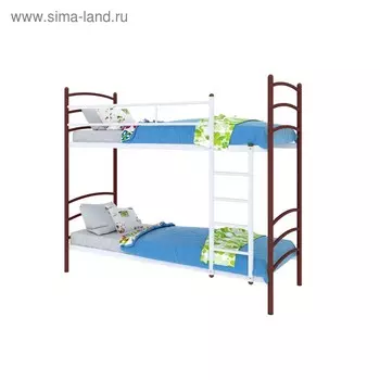 Кровать «Милана Дуо», 9002000 мм, металл, цвет коричневый