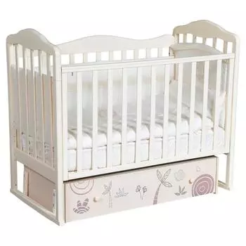 Кровать Milania, коллекция «Сафари», цвет слоновая кость