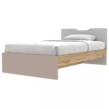 Кровать «Модена», 12002000 мм, цвет дуб вотан / кашемир серый / глиняный серый