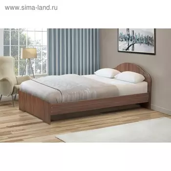 Кровать на уголках №3, 1400х2000, цвет ясень шимо тёмный