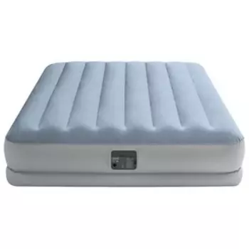 Кровать надувная Raised Comfort, 152 х 203 х 36 см, встроенный насос 220В, до 272 кг, 64168NP INTEX