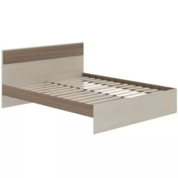 Кровать без ПМ «Некст 73», 16002000 мм, цвет ясень шимо тёмный / ясень шимо светлый