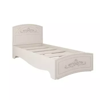 Кровать односпальная «Каролина», 9002000 мм, патина, цвет вудлайн кремовый