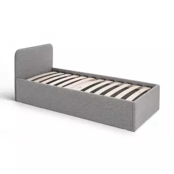 Кровать Rafael 160х70 см, серая рогожка