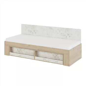 Кровать с панелью «Алиса №1.6», 8002000 мм, цвет гикори джексон / спринт