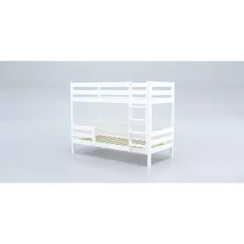 Кровать «Савушка»-01, 2-ярусная, цвет белый, 90х200 см