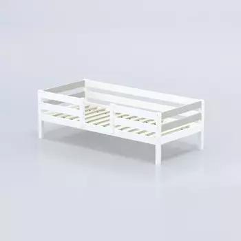 Кровать «Савушка-04», 1-ярусная, цвет серый, 90х200 см