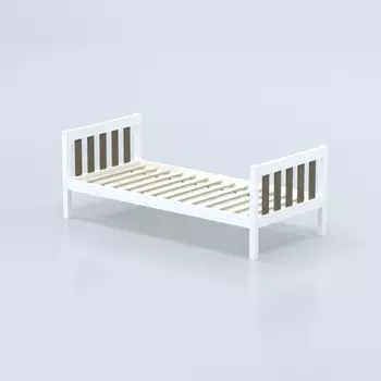 Кровать «Савушка-05», 1-ярусная, цвет бежевый, 90х200 см