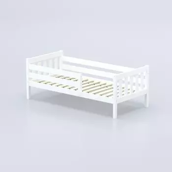 Кровать «Савушка-07», 1-ярусная, цвет белый, 90х200 см