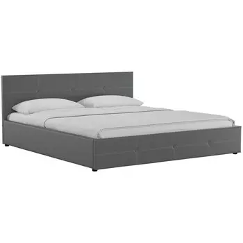 Кровать Синди, 1800х2000, ортопедическое осн+ПМ, Марика/Серый