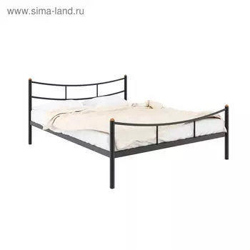 Кровать «Софья Плюс», 16002000 мм, металл, цвет чёрный