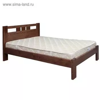 Кровать «София 1», 900 × 1900, массив сосны, цвет дуб