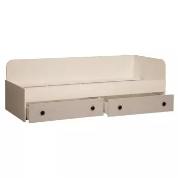 Кровать-тахта «Артис» 69.10, 8002000 мм, с ящиками, цвет белый / серый