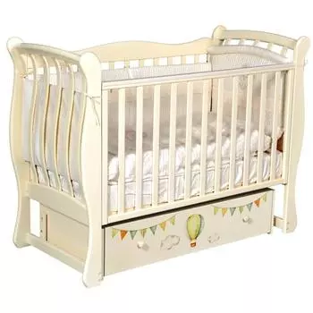 Кровать Tiffany, коллекция «Путешествие на воздушном шаре», цвет слоновая кость