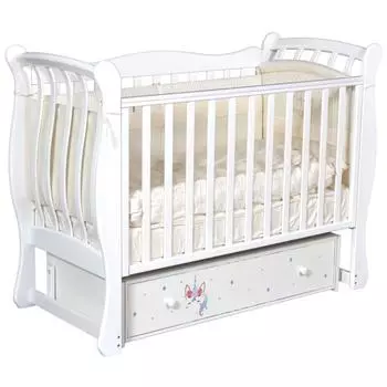 Кровать Tiffany, коллекция «Радуга», цвет белый