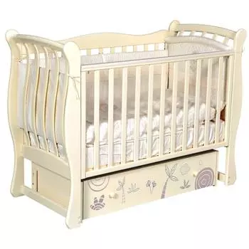 Кровать Tiffany, коллекция «Сафари», цвет слоновая кость