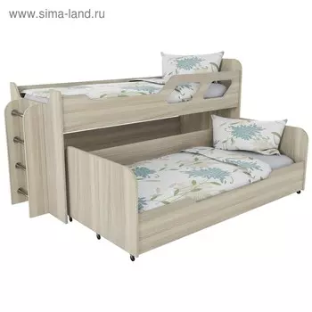 Кровать Вега 5, 2090х850х1020, Ясень шимо светлый