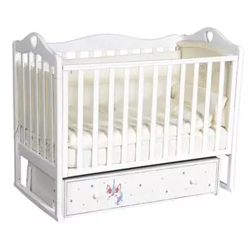 Кровать Venecia, коллекция «Радуга», цвет белый