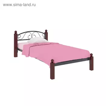 Кровать «Вероника Мини Люкс», 8001900 мм, металл, цвет чёрный