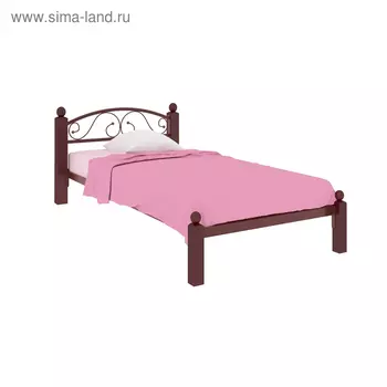 Кровать «Вероника Мини Люкс», 9002000 мм, металл, цвет коричневый